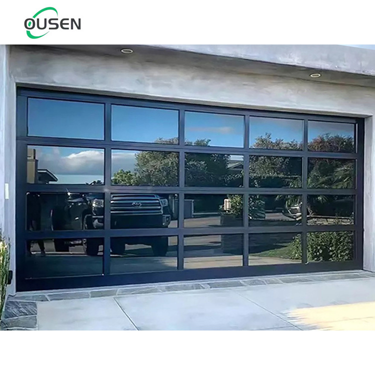 exterior heavy duty safety sensor plexiglass quiet roll automatic roller shutter garage doors prices