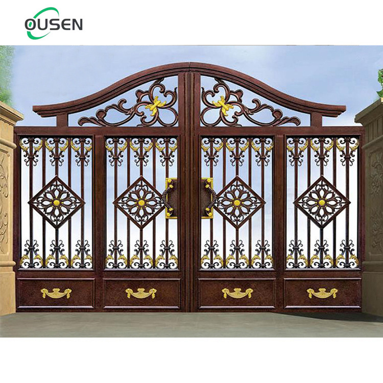 dubai antique latest best front house main garage automatic swing aluminum gate designs in sri lanka