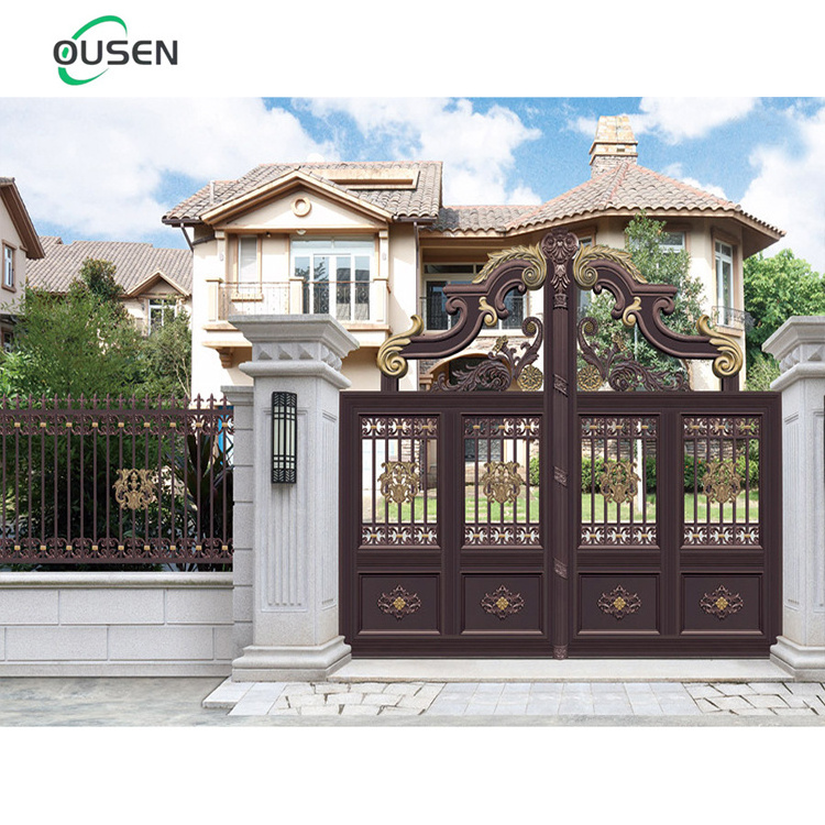 dubai antique latest best front house main garage automatic swing aluminum gate designs in sri lanka