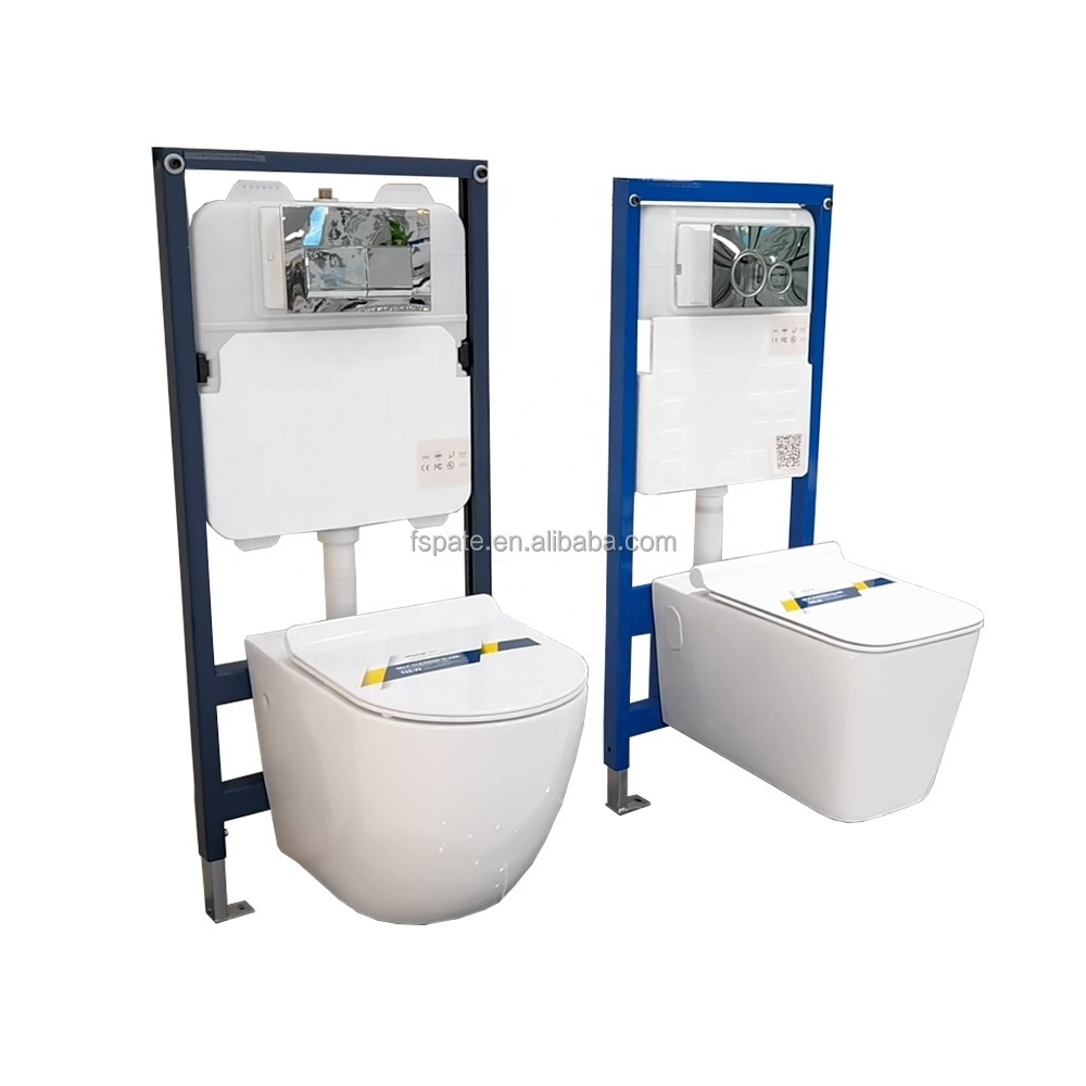 PATE Bathroom Rimless Toto Concealed Cistern Sanitary Ware Toilet Bowls For Villa Hotel