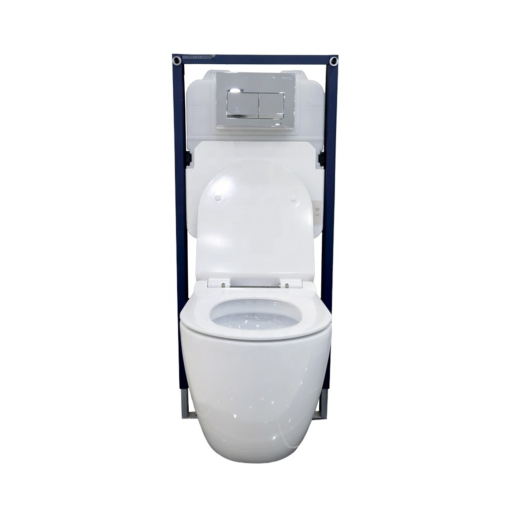 PATE Bathroom Rimless Toto Concealed Cistern Sanitary Ware Toilet Bowls For Villa Hotel