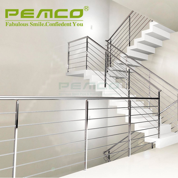 Foshan Factory Safe Outdoor Indoor Staircase Balustrades Handrails Tube Stainless Steel Stair Railing