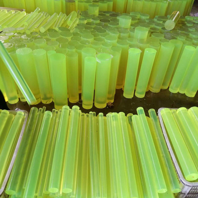 Pu Rods Bar Round Plastic Urethane Solid Rubber Custom Casting Hollow 20MM Tube Hard Polyurethane Rod