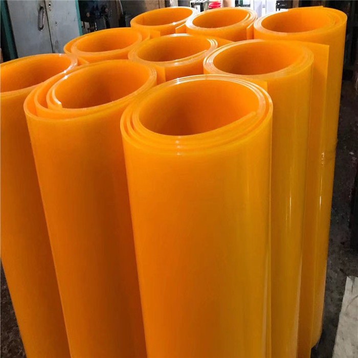 Transparent Polyurethane PU Sheet Urethane Flat Sheet Plastic Casting Polyester Silicone Rubber Sheet