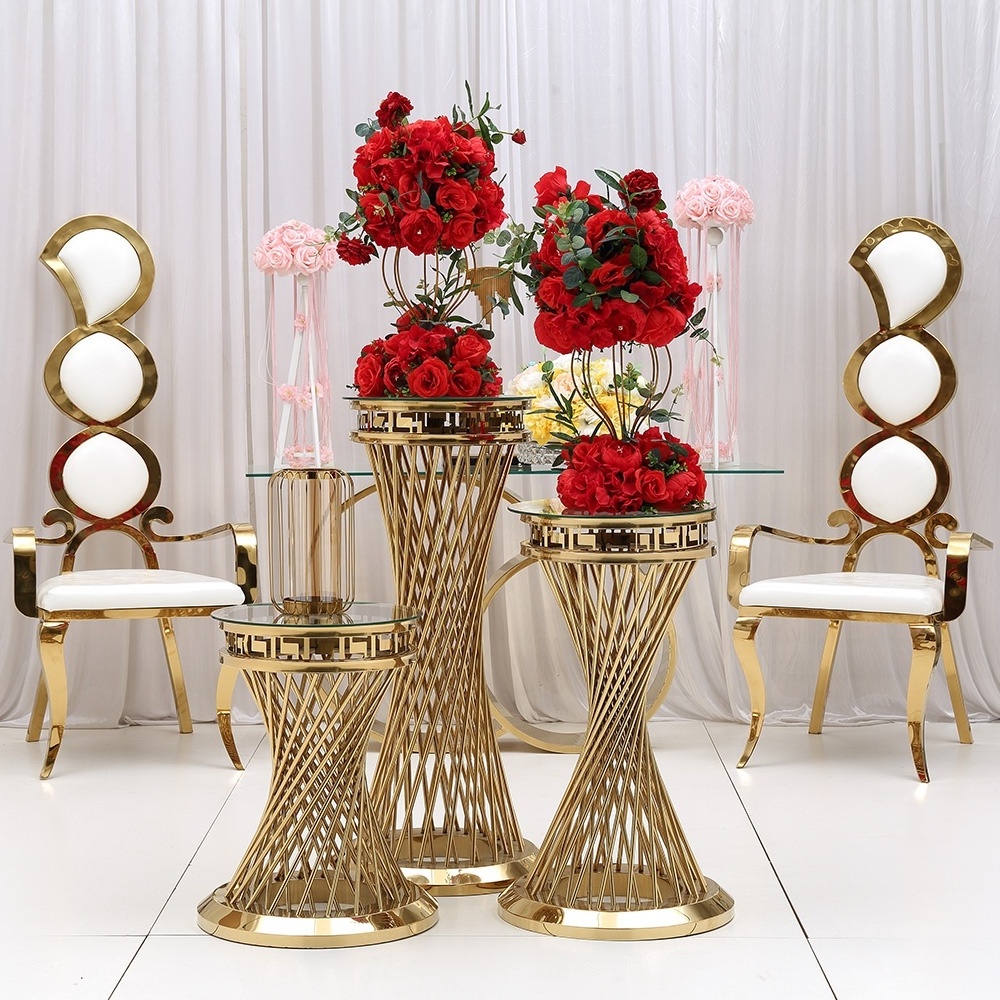 New Design Royal Chiavari Chairs Banquet Event Silver Stainless Steel Legs Wedding King And Queen Throne Chair