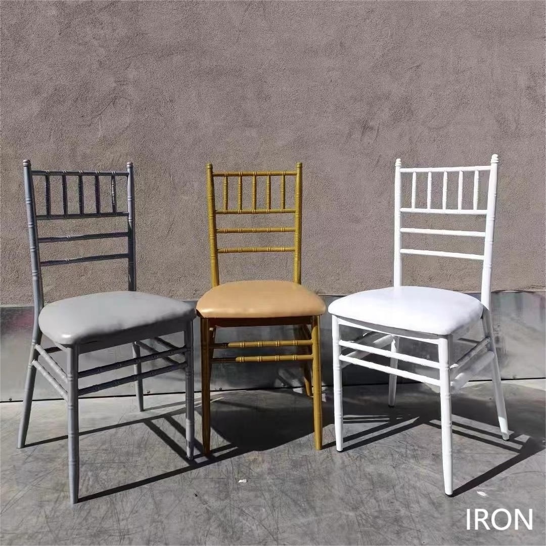 High-end Latest Model Plastic Chiavari Chairs Wedding Party Furniture Banquet Event Bamboo Resin Tiffany Chairs