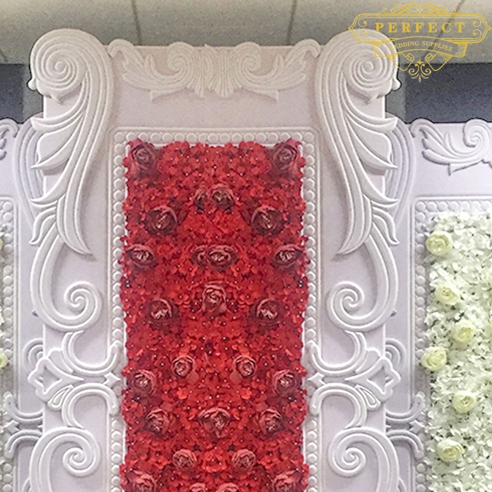 Luxury Modern Flower Decor PVC Wedding Backdrop For Events Party Decoration Wedding Supplies Arch Stand