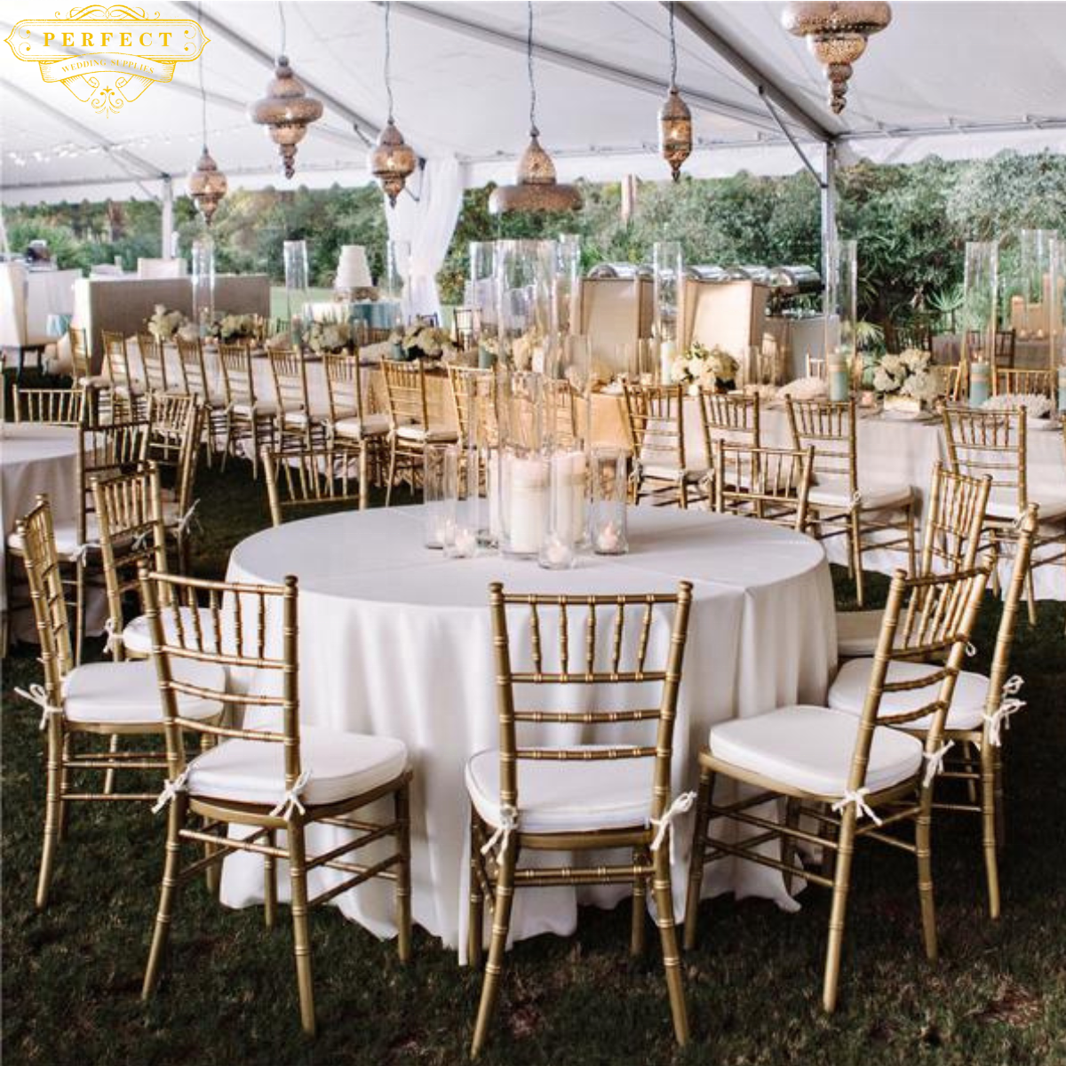 15 Years Wedding Furniture Factory Wholesale Chiavari Chairs For Sale Metal Banquet Gold Chiavari Weddings Chair