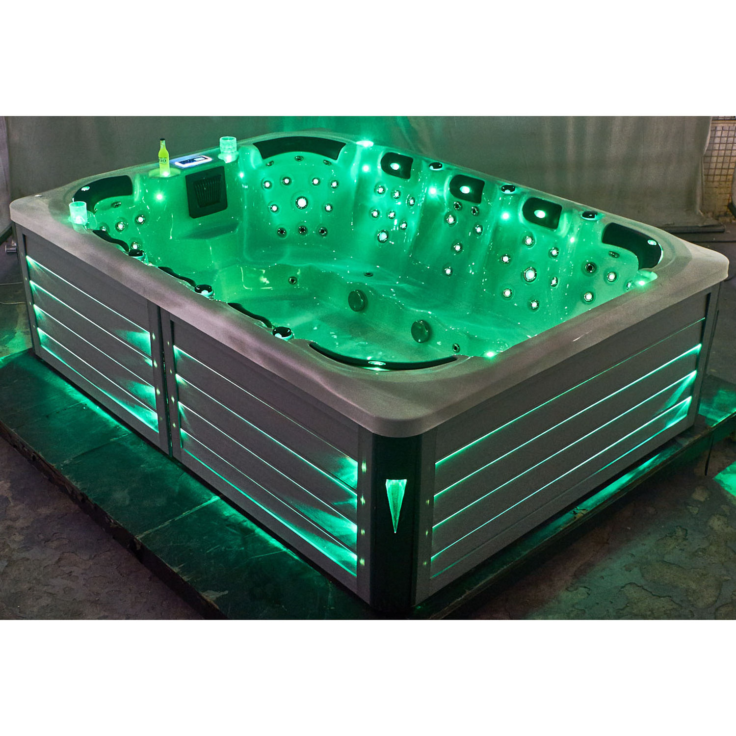 12 person luxury hotel backyard automatic spa pool villa rectangular hydrotherapy outdoor hot tub