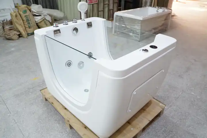 Acrylic Baby Bathtub Babay Spa Freestanding Baby Bath Tub With Temperature Massage Bathtub For Babay