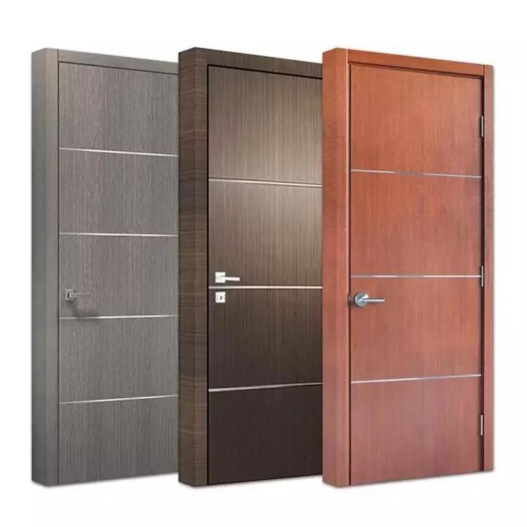 PHINO modern security design  fire proof hotel solid luxury wood door