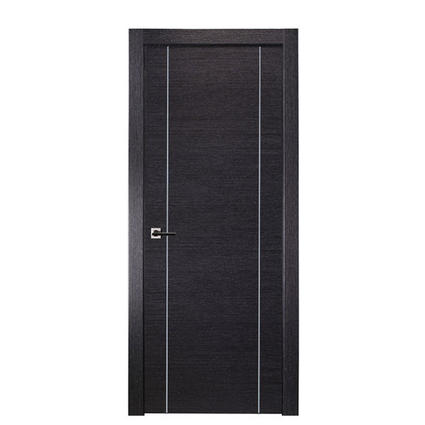 Australia house sound proof interior door inside plain black wood door with security lock