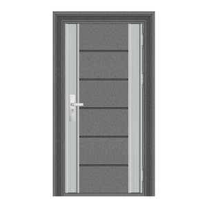 Korean entry door designs front door with security system steel door with smart lock