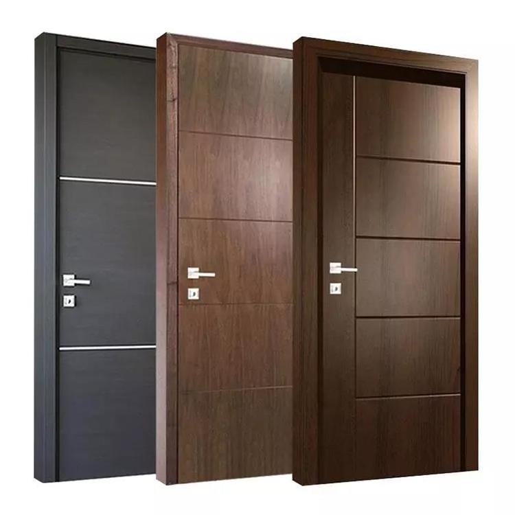 PHINO modern security design  fire proof hotel solid luxury wood door