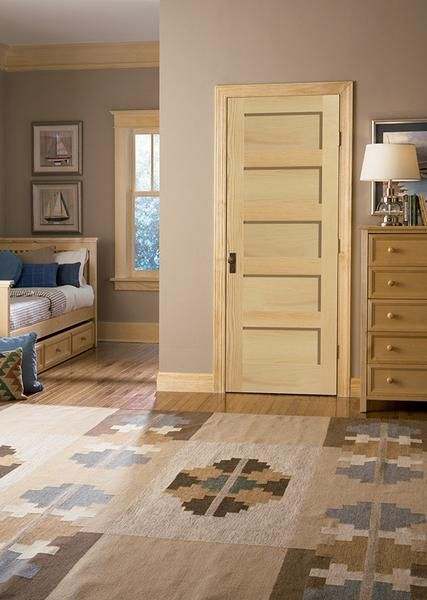 China top quality interior bedroom door design solid wooden security doors with frames