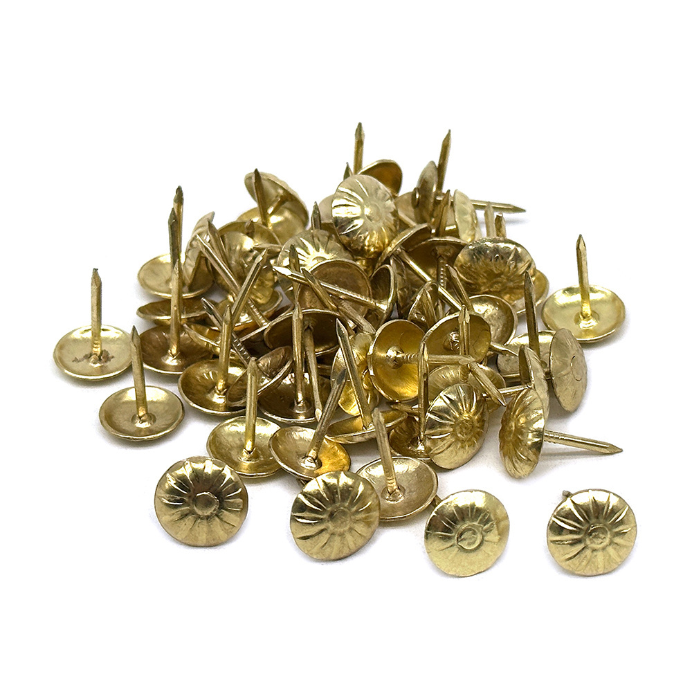 Pinlong Thumb Tack Bubble Nails Decoration Copper Iron Nails For Modern Furniture Sofa Bed