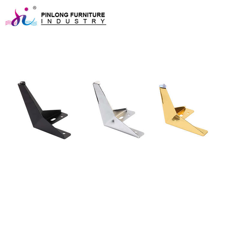 China popular and practical gold furniture feet metal iron leg for sofa furniture