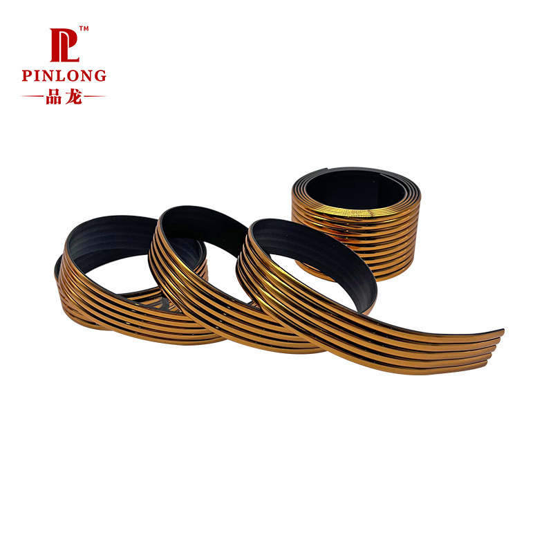 20MM Furniture use golden Pvc Edge Banding Strip sofa base decoration strip