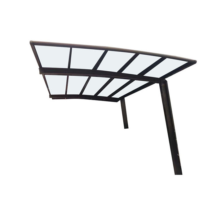 Professional Manufacture 2 Post Car Awning Aluminium Metal Pergola Canopy Carport