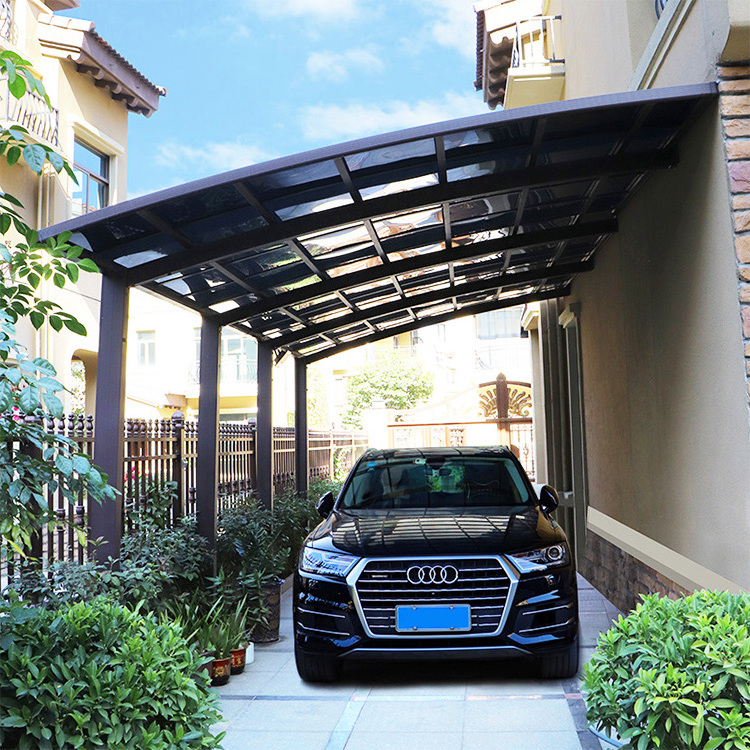 Professional Manufacture 2 Post Car Awning Aluminium Metal Pergola Canopy Carport