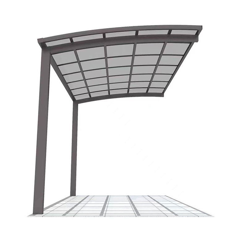 Factory Price Waterproof 2 Car Metal Aluminium Strong Wind Resistant Modern Carport