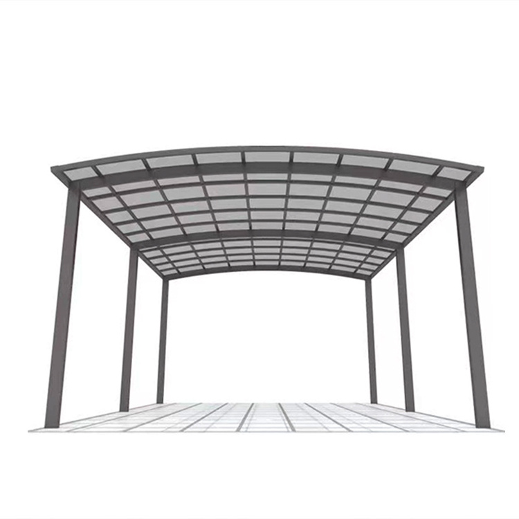 Factory Price Waterproof 2 Car Metal Aluminium Strong Wind Resistant Modern Carport