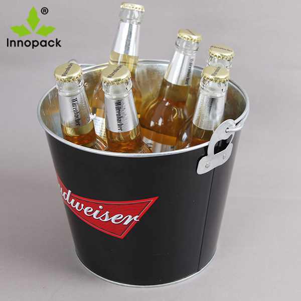 5 QT metal corona beer bottle ice bucket/cooler box holder