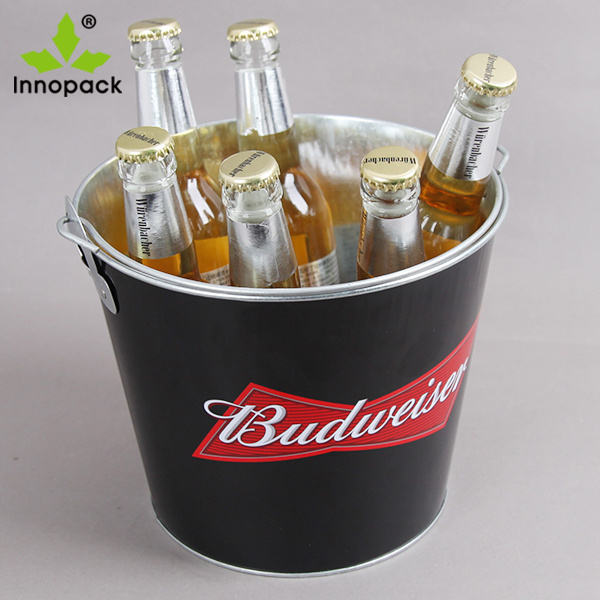 5 QT metal corona beer bottle ice bucket/cooler box holder