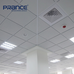 Paper faced PVC laminated gypsum ceiling tiles price