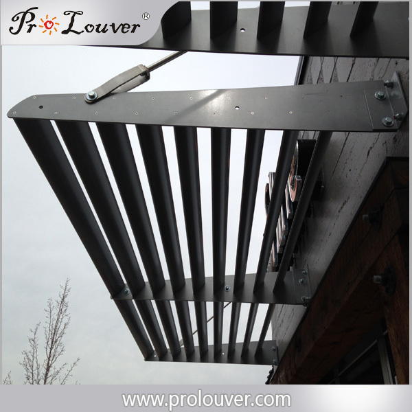 architectural aluminum aerofoil awning horizontal louver for canopy sunshading