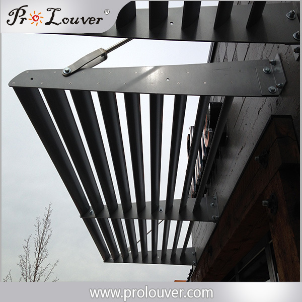 architectural aluminum aerofoil awning horizontal louver for canopy sunshading