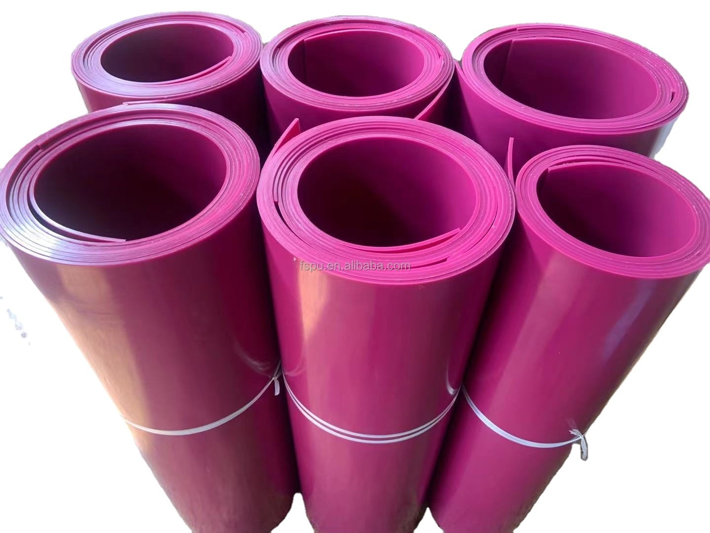 blue red green yellow white flexible polyurethane plastic rubber roll sheets