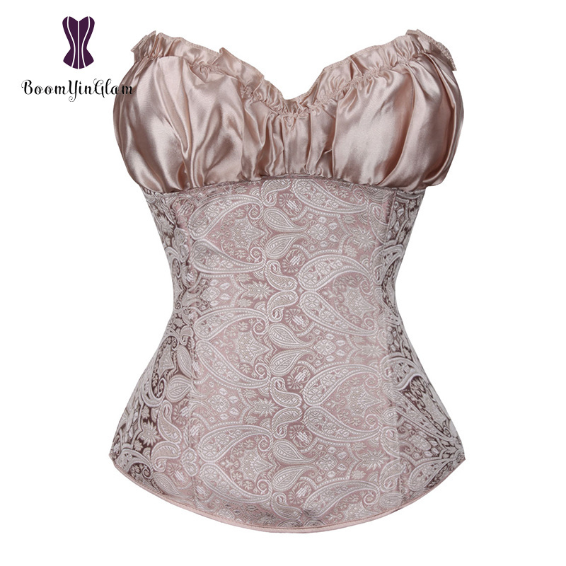 Wedding Costumes Top Spandex Polyester Corselet Boy Wearing Lingerie Corsets And Bustier With G String