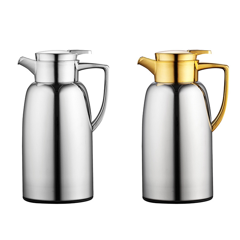 Stainless Steel Insulation Kettle Large Capacity Insulated Coffee Pot For Camping