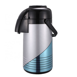 Custom Logo Printed Stainless Steel Double Layer Thermos Vacuum Large Size Vacuum Flask Air Thermos Pot For Hot Drink