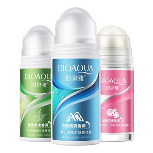 BIOAQUA Men's Antiperspirants Private Label Fragrance Antiperspirant Deodorant Long Lasting Roll on Crystal Male Deodorant Stick