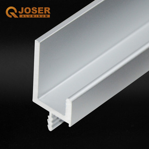 Joser Aluminum Alloy Kitchen Drawer Cabinet Handle Finger Edge Pull Concealed Handle Aluminium Cabinet Profile Handles