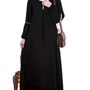 Middle East  fashion long sleeved Abaya dress dubai turkish afghan jibab arab kaftan abaya muslim dresses