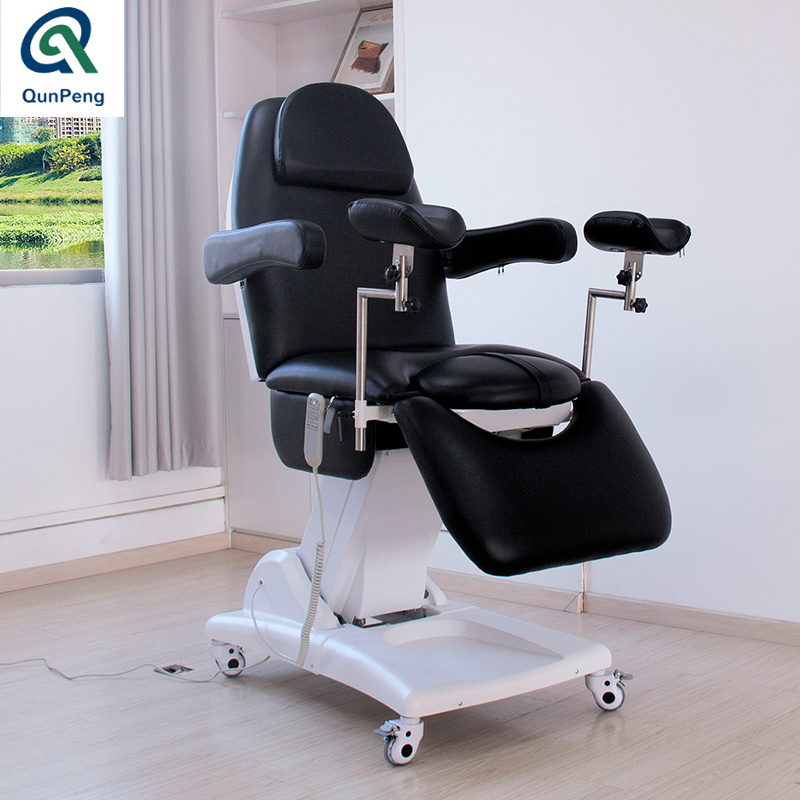 Qunpeng Electric Gynecology Chair hospital medical bed Gynecological Examination Bed dental bed