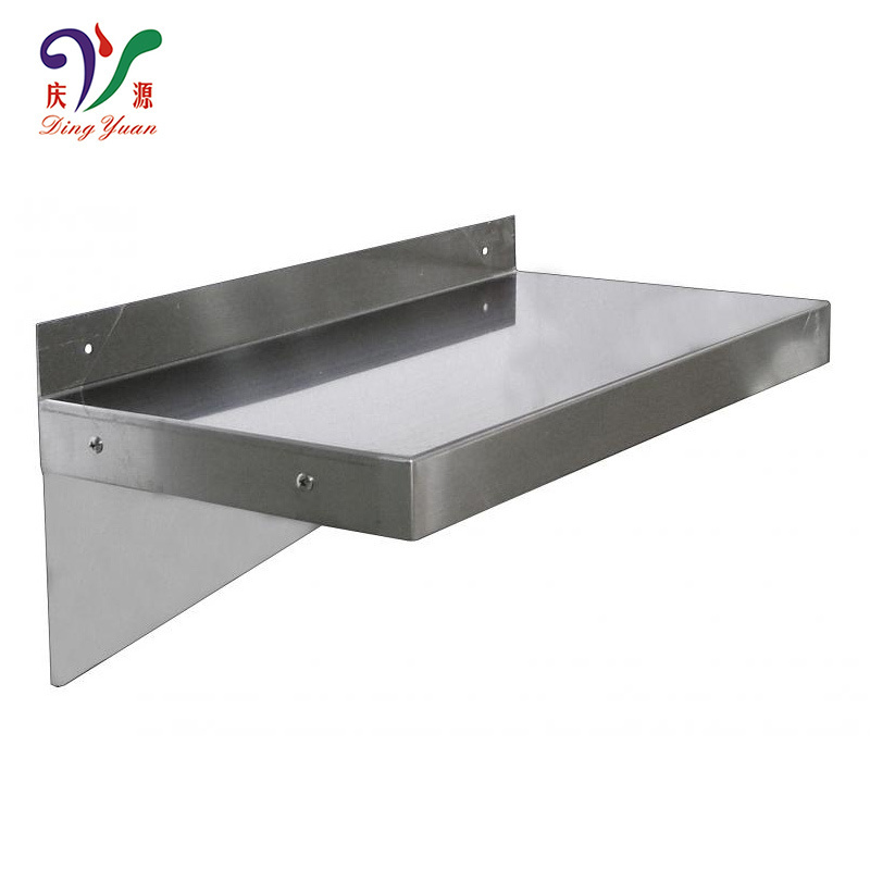 Stainless Steel Wall Mounted Hanging Rectangle  Kitchen Wall Shelf