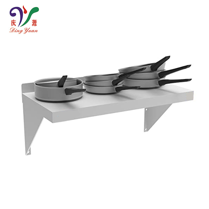 Stainless Steel Wall Mounted Hanging Rectangle  Kitchen Wall Shelf