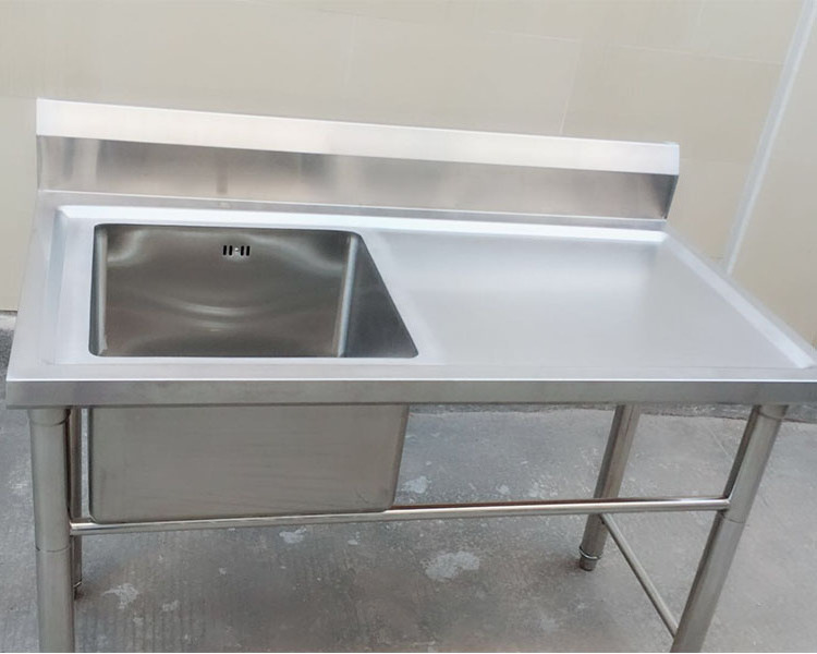 Restaurant & Catering Equipment Stainless Steel Single Bowl Kitchen Utility Sink With Stand