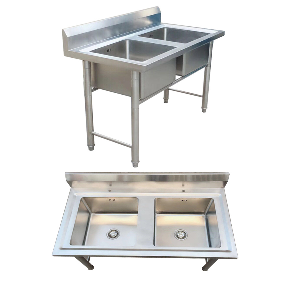 Restaurant & Catering Equipment Stainless Steel Single Bowl Kitchen Utility Sink With Stand