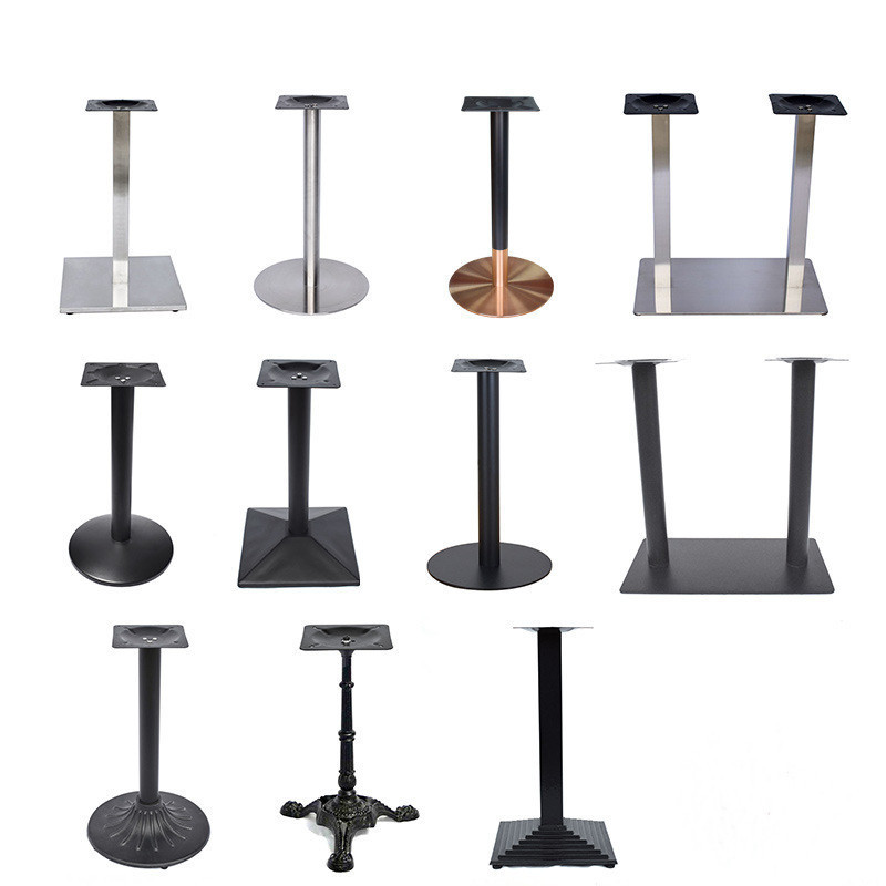 Hot Sale Stainless Steel Dining Table Base for Restaurant Metal Table Leg