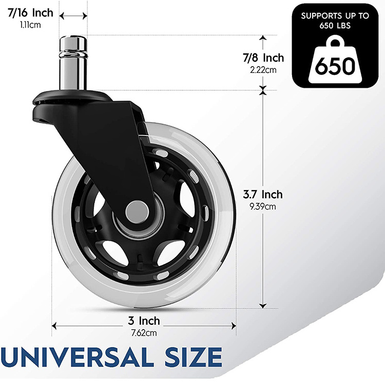 HD Hardware furniture casters 19.01.063 office chair caster wheels