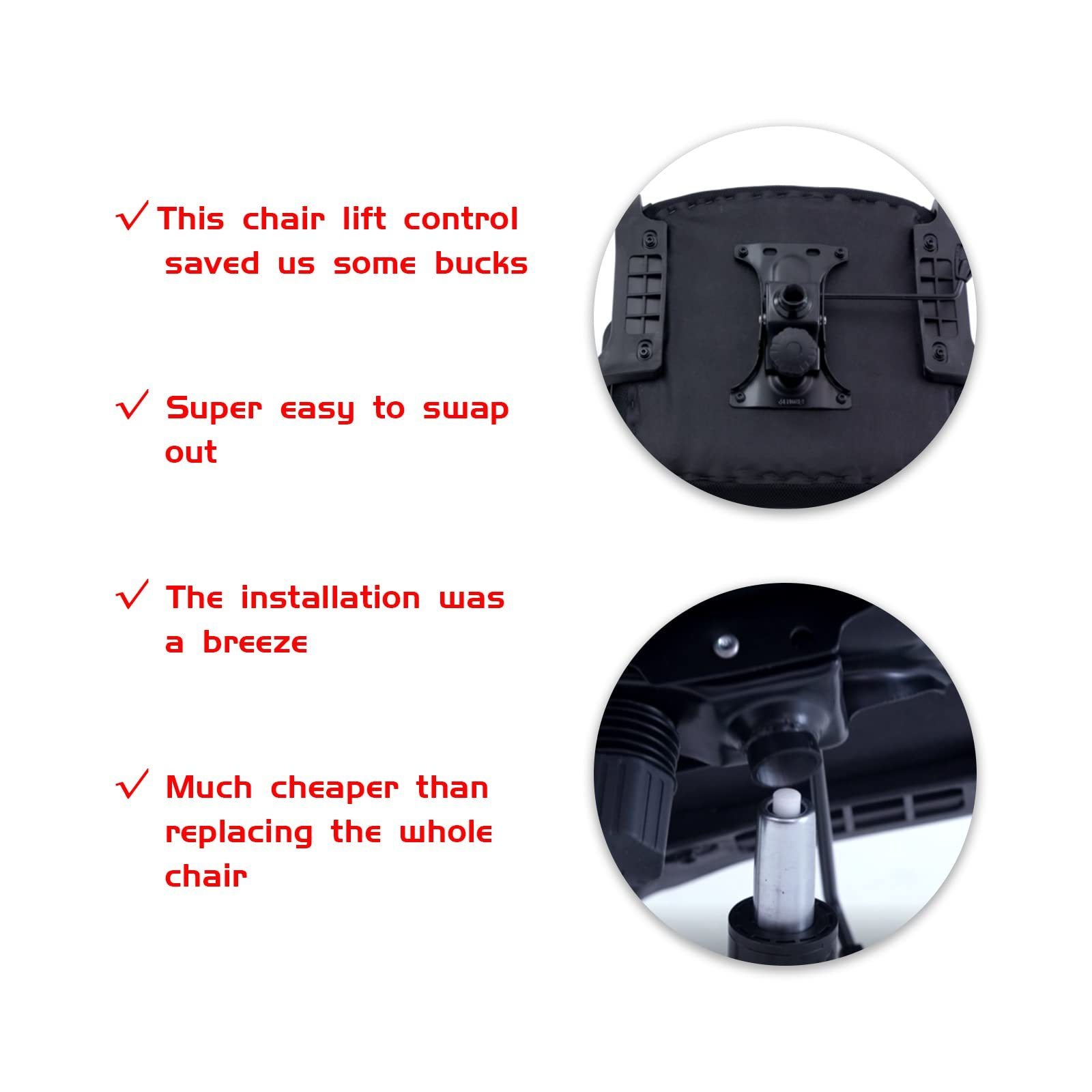 Office Chair Replacement Parts,Tilt Control Mechanism,Chair Base Replacement for Executive Chair Desk Chair