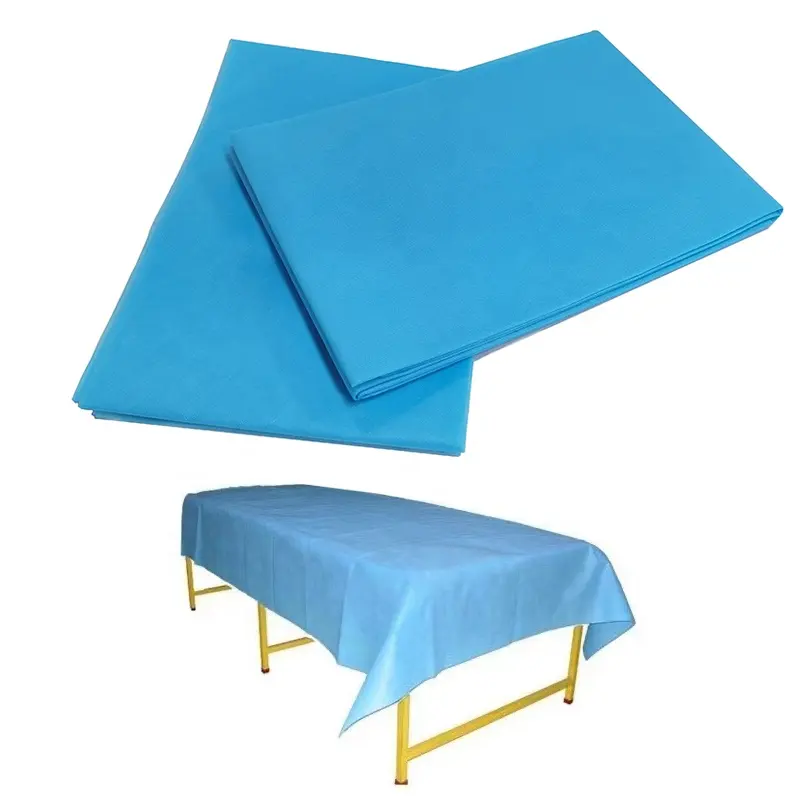 SMS  Nonwoven Fabric 100% PP Multi Size Medical Sanitary Material Disposable Medical Bedsheet