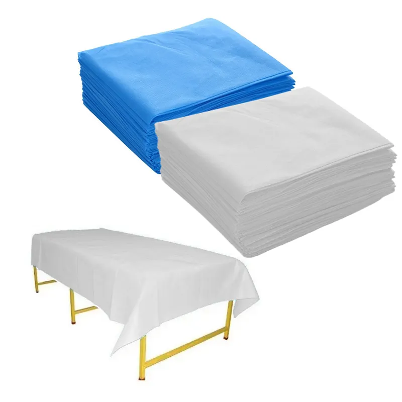 SMS  Nonwoven Fabric 100% PP Multi Size Medical Sanitary Material Disposable Medical Bedsheet