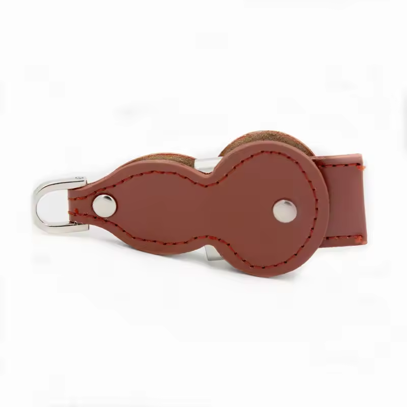 Jump Drive Promotional USB 3.0 Gourd shape swivel Leather keychain Pen Drive  Gift Fast disk 16GB 8GB 32GB Flash Drive