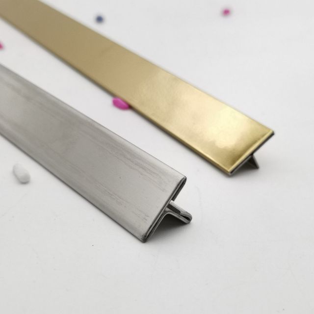 T Shape Tile Trim Stainless Steel Decorative Strip